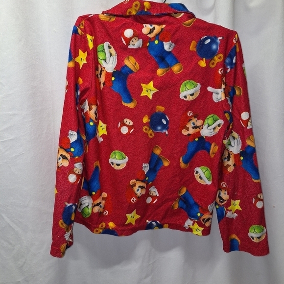 Super Mario two-piece night suit size 10 - Picture 3 of 7
